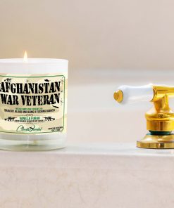 Afghanistan War Veteran Bathtub Candle