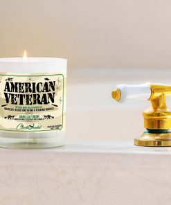 American Veteran Bathtub Candle