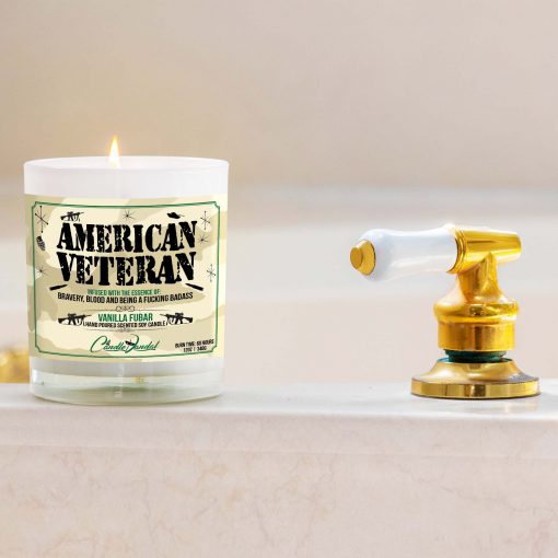 American Veteran Bathtub Candle