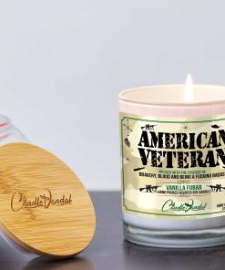 American Veteran Lid and Candle