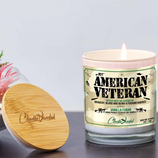 American Veteran Lid and Candle