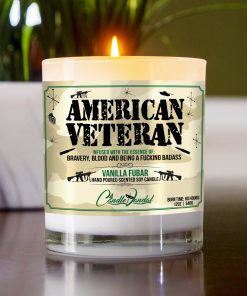 American Veteran Table Candle