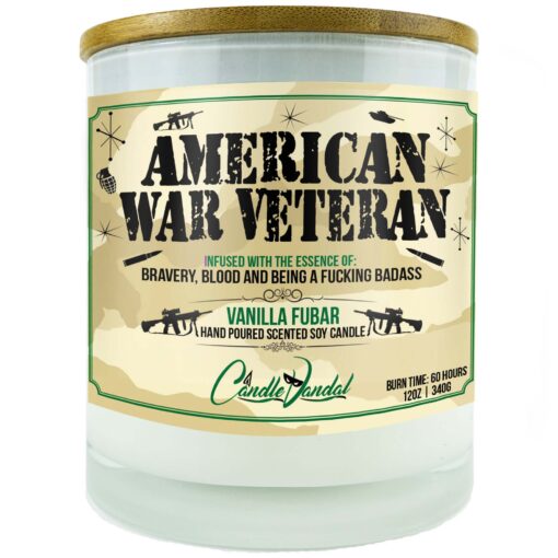 American War Veteran Candle