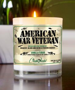 American War Veteran Table Candle