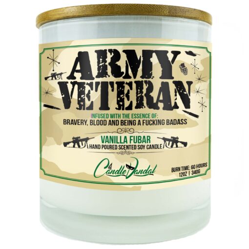 Army Veteran Candle