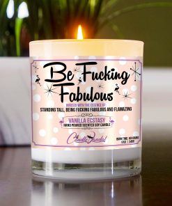 Be Fucking Fabulous Table Candle