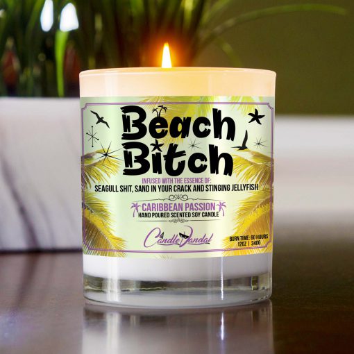 Beach Bitch Table Candle