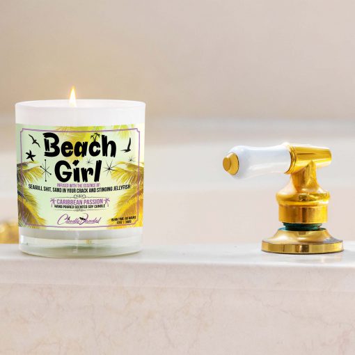 Beach Girl Bathtub Candle