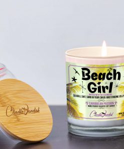 Beach Girl Lid and Candle