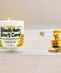 Beach Hair Don't Care Bathtub Candle