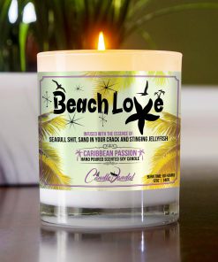 Beach Love Table Candle