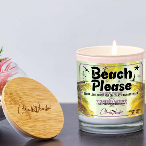 Beach Please Lid and Candle
