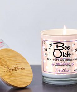 Bee Otch Lid and Candle