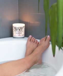 Bless This Hot Mess Bathtub Candle