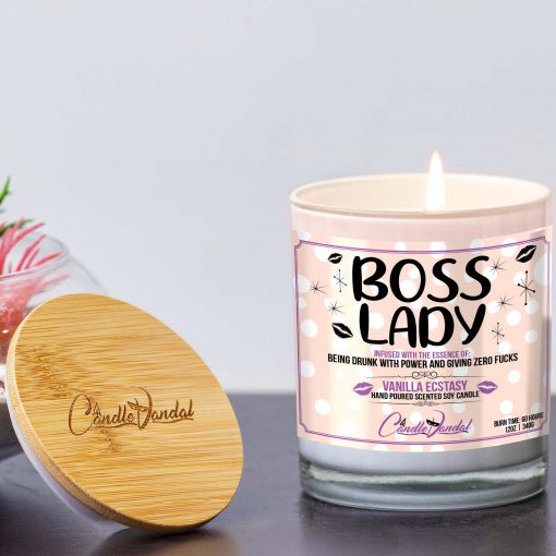 Boss Lady Lid and Candle
