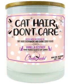 Cat Hair Don't Care Candle