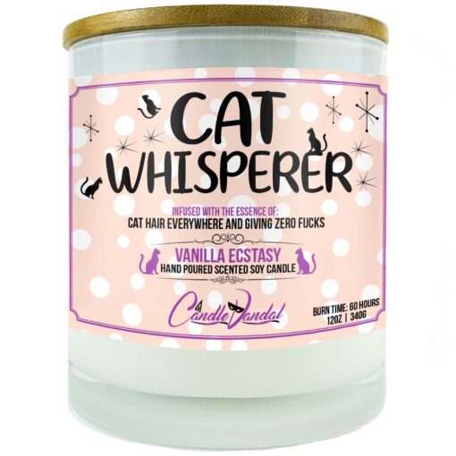Cat Whsiperer Candle