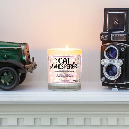 Cat Whisperer Mantle Candle