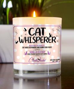 Cat Whisperer Table Candle