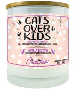 Cats Over Kids Candle