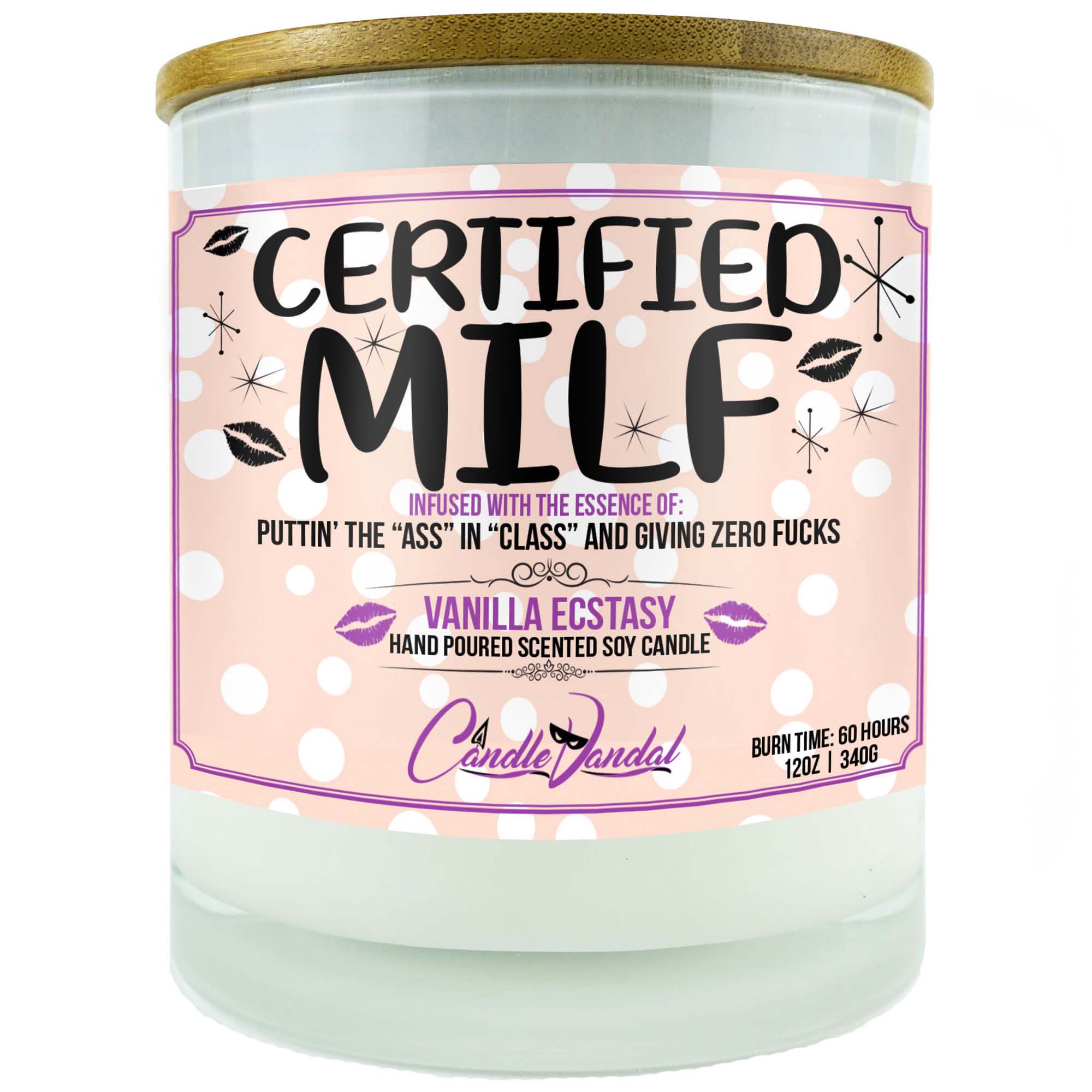 Congrats! You're a MILF Now - Funny Candle For A New Mom