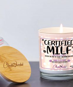 Certified MILF Candle Lid and Candle