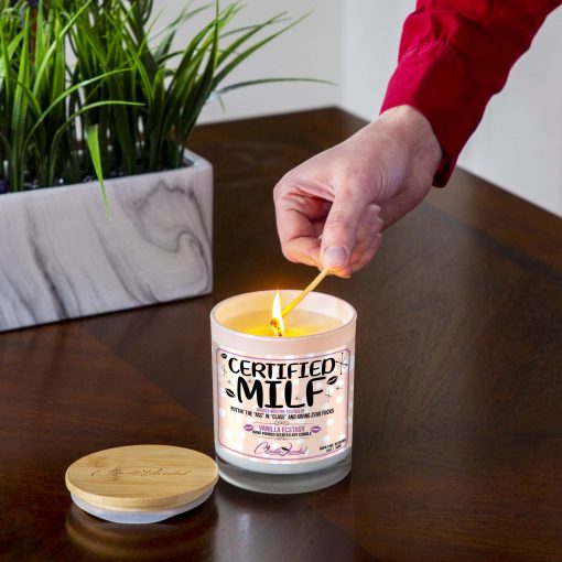 Certified MILF Candle Lighting Candle
