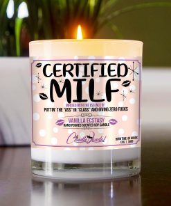 Certified MILF Candle Table Candle