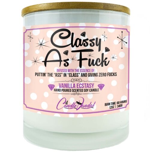 Classy As Fuck Candle