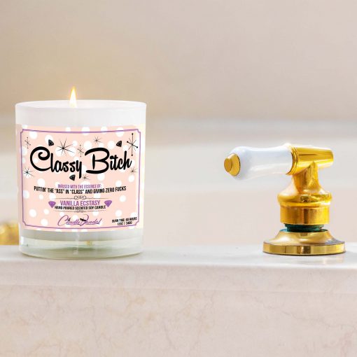 Classy Bitch Bathtub Candle