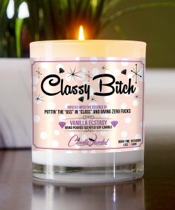 Classy Bitch Table Candle