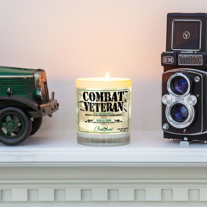 Combat Veteran Candle Badass Military & Veteran Candles