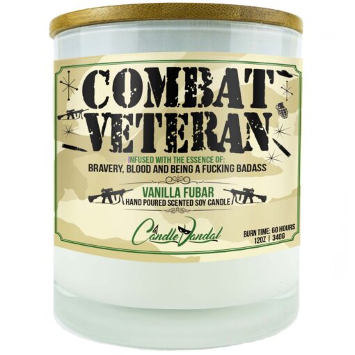 Combat Veteran Candle