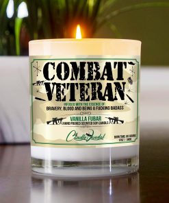 Combat Veteran Table Candle