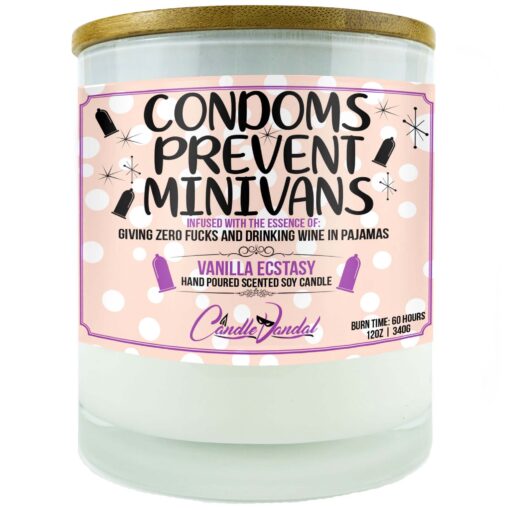 Condoms Prevent Minivans Candle