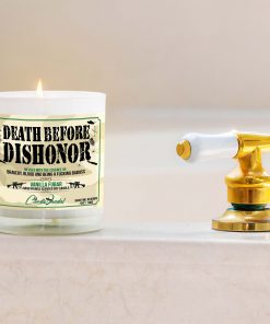 Death Before Dishonor Military Bathtub Candle