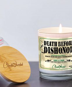 Death Before Dishonor Military Lid and Candle