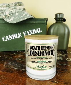 Death Before Dishonor Military Candle