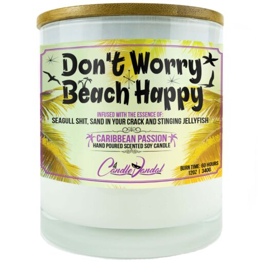 Don't Worry Beach Happy Candle