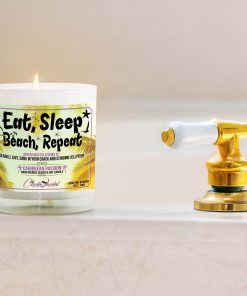 Eat Sleep Beach Repeat Bathtub Candle