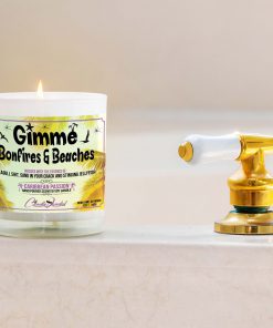 Gimme Bonfires and Beaches Bathtub Candle
