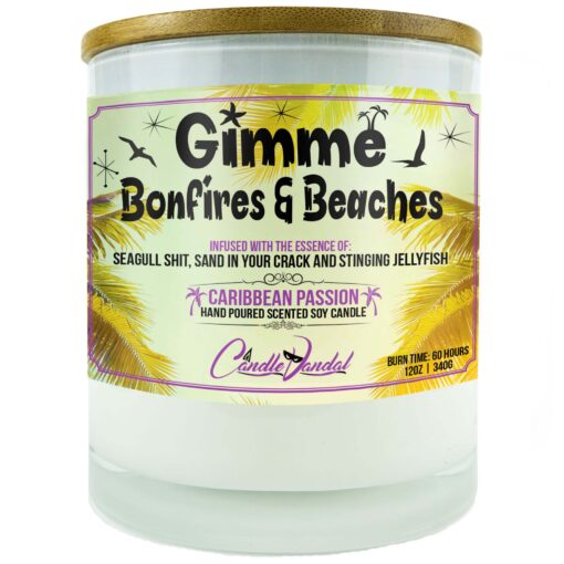Gimme Bonfires and Beaches Candle