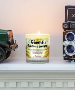 Gimme Bonfires and Beaches Mantle Candle
