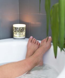 Home of the Free Because of the Brave Bathtub Candle