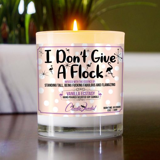 I Don't Give a Flock Table Candle