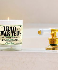 Iraq War Veteran Bathtub Candle