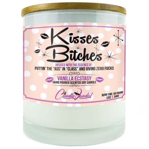 Kisses Bitches Candle