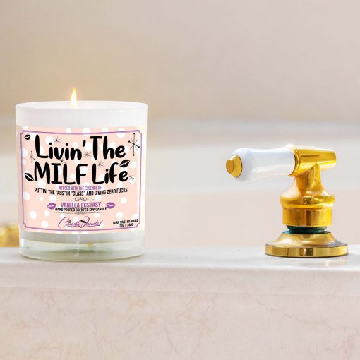 Livin' The MILF Life Bathtub Candle