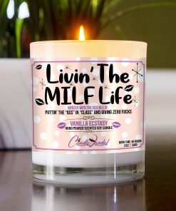 Livin' The MILF Life Table Candle