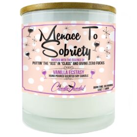Menace to Sobriety Candle